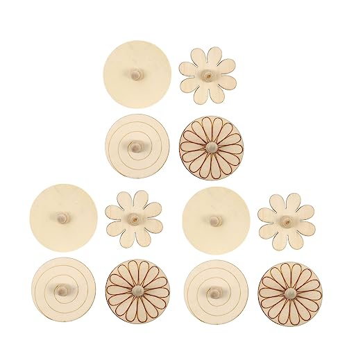 NAMOARLY 12Stücke DIY Holzgyroskope Unvollendete Tops zum Färben für Kreatives Motorik Schulprojekte und Interaktive Eltern Junge Mädchen Aktivitäten NAMOARLY 12Stücke DIY Holzgyroskope Unvollendete Tops zum Färben für Kreatives Motorik Schulprojekte und Interaktive Eltern Junge Mädchen Aktivitäten von NAMOARLY