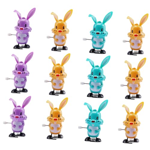 NAMOARLY 12Stücke Teiliges Kaninchenspielzeug Aufziehbare Hasen für Farbenfroh Batteriefrei für Ostergeschenke und Partys Sorgt für Stundenlangen Spielspaß und Freude NAMOARLY 12Stücke Teiliges Kaninchenspielzeug Aufziehbare Hasen für Farbenfroh Batteriefrei für Ostergeschenke und Partys Sorgt für Stundenlangen Spielspaß und Freude von NAMOARLY