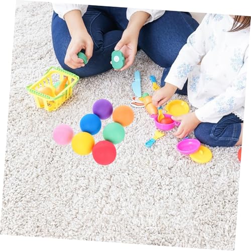 NAMOARLY 14 Stück Teiliges Bunte Weiche Schwammbälle Elastische Kinderspielbälle für Drinnen und Draußen Multifunktional Leichter Indoor Outdoor Spielspaß Sicher von NAMOARLY