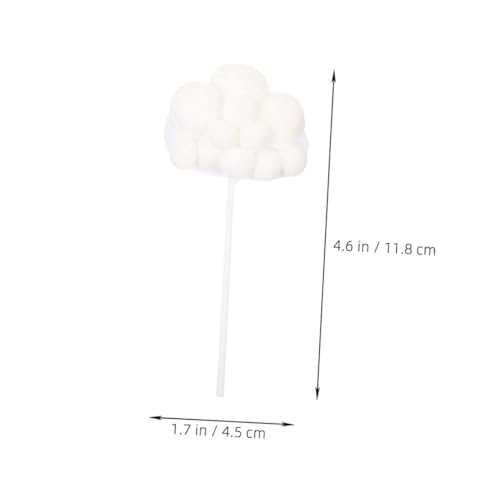 NAMOARLY 15 Stück Teiliges Wolken Cake Topper aus Dekorativ und Wiederverwendbar für Geburtstagstorten Hochzeitstorten und Party Cupcake Dekoration Vielseitig für Kuchen Eis und Desserts von NAMOARLY