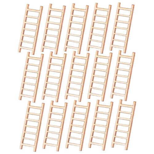 NAMOARLY 15Stücke Teiliges Mikrolandschaft Holzleiter Modelle für Dekoration Treppenornamente für Spielzeughäuser Garten Bücherregal und Esstisch Hochwertiges Holz Langlebig NAMOARLY 15Stücke Teiliges Mikrolandschaft Holzleiter Modelle für Dekoration Treppenornamente für Spielzeughäuser Garten Bücherregal und Esstisch Hochwertiges Holz Langlebig von NAMOARLY
