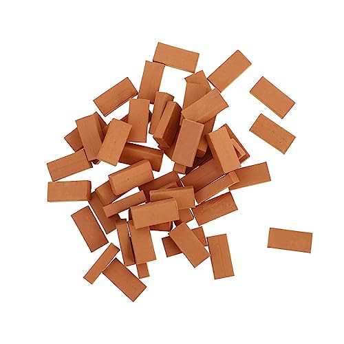 NAMOARLY 16 DIY Modellbau Ziegel Für Mikro Landschaften Puppenhäuser Und Kreative Miniaturprojekte Bausatz Für Garten Dekoration von NAMOARLY