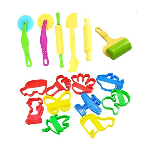NAMOARLY 16st Werkzeuge Aus Farbigem Ton Spielzeuge Spielzeug Aus Ton Kind Gefärbter Ton Groß von NAMOARLY