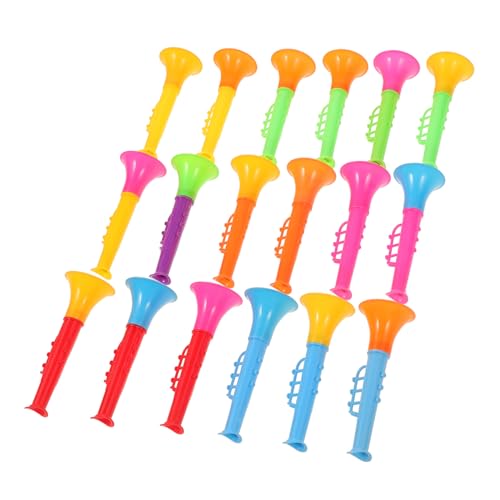 NAMOARLY Trompetenspielzeug-Set Für Kinder 18-teilig Mini-Trompeten Aus Kunststoff Sicheres Komfortables Griffdesign Ideal Für Kleinkinder Im Vorschulalter Zufällige Farbe NAMOARLY Trompetenspielzeug-Set Für Kinder 18-teilig Mini-Trompeten Aus Kunststoff Sicheres Komfortables Griffdesign Ideal Für Kleinkinder Im Vorschulalter Zufällige Farbe von NAMOARLY