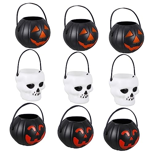 NAMOARLY 18Stücke Mini Halloween Süßigkeiten Eimer Deko Für Mini Kürbis Und Aufbewahrungsboxen Und Bonbonbehälter Für Halloween Partys NAMOARLY 18Stücke Mini Halloween Süßigkeiten Eimer Deko Für Mini Kürbis Und Aufbewahrungsboxen Und Bonbonbehälter Für Halloween Partys von NAMOARLY