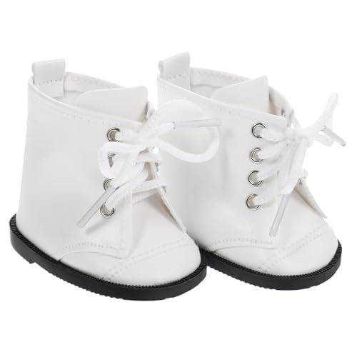NAMOARLY 1Paar PU Stiefel Für Puppen Dekorative Minischuhe Spielpuppenschuhe Für Puppenliebhaber Hochwertiges PU Material Ergänzung Für Puppen Outfits von NAMOARLY
