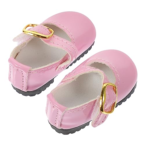 NAMOARLY 1Paar Puppenschuhe für Lederschuhe für Puppen für Puppenverkleidung und Kreative Spielmöglichkeiten Leicht und Tragbar von NAMOARLY