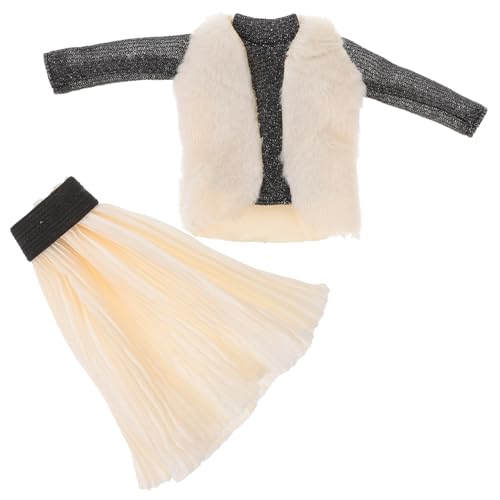 NAMOARLY 1Satz Austauschbares Puppenkleidungsset Für Puppen Weichem Mäntelchen Und Tragbarem Rock Für Kreative Rollenspiele Und Puppenmode NAMOARLY 1Satz Austauschbares Puppenkleidungsset Für Puppen Weichem Mäntelchen Und Tragbarem Rock Für Kreative Rollenspiele Und Puppenmode von NAMOARLY