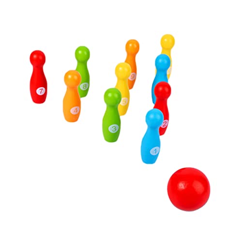 NAMOARLY 1Satz Bowling Pädagogisches Sportspielzeug Für Drinnen Und Draußen Interaktive Multiplayer Aktivität Sicheres Holzspielzeug Für Familienfeiern Und Kinderpartys Fördert NAMOARLY 1Satz Bowling Pädagogisches Sportspielzeug Für Drinnen Und Draußen Interaktive Multiplayer Aktivität Sicheres Holzspielzeug Für Familienfeiern Und Kinderpartys Fördert von NAMOARLY