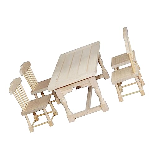 NAMOARLY 1Satz DIY Esstisch Und Stühle Miniaturmöbel Für Puppenhaus Für Kreative Bastelprojekte Dekoration Für Mini Hausbedarf NAMOARLY 1Satz DIY Esstisch Und Stühle Miniaturmöbel Für Puppenhaus Für Kreative Bastelprojekte Dekoration Für Mini Hausbedarf von NAMOARLY
