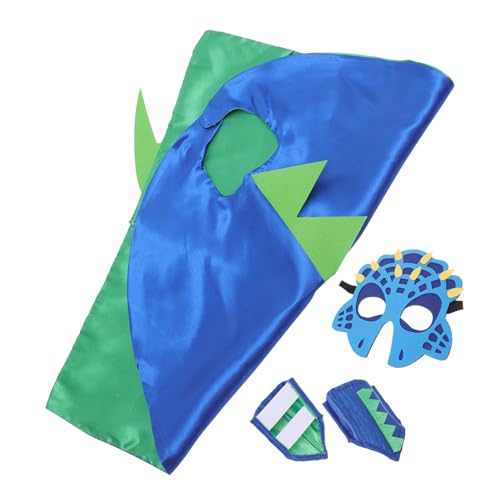 NAMOARLY Weiche Textur Kinder Dinosaurier Cape Maske Set Bühnenauftritt Kostüme Für Partys Und Veranstaltungen NAMOARLY Weiche Textur Kinder Dinosaurier Cape Maske Set Bühnenauftritt Kostüme Für Partys Und Veranstaltungen von NAMOARLY