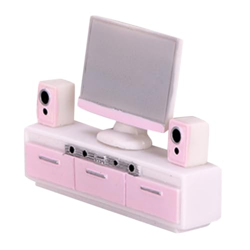 NAMOARLY 1Satz Dollhouse Furniture Resin Model Living Room Decor Accessory for Mini House Includes Tv and Speakers for Micro Landscape NAMOARLY 1Satz Dollhouse Furniture Resin Model Living Room Decor Accessory for Mini House Includes Tv and Speakers for Micro Landscape von NAMOARLY