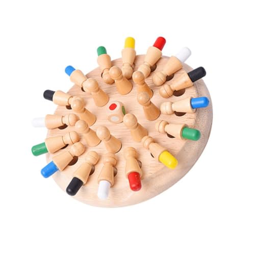 NAMOARLY 1Satz Holz Schachspielzeug für Brettspiel mit Memory Funktion für Jahre Schadstofffrei Hochwertiges Holz NAMOARLY 1Satz Holz Schachspielzeug für Brettspiel mit Memory Funktion für Jahre Schadstofffrei Hochwertiges Holz von NAMOARLY