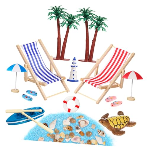 NAMOARLY 1Satz Miniatur Strand Deko Teiliges Mikrolandschaft Zubehör für Kreative Sommer Szenen für Puppenhaus und Mikro Landschaften Realistische Details und Langlebige NAMOARLY 1Satz Miniatur Strand Deko Teiliges Mikrolandschaft Zubehör für Kreative Sommer Szenen für Puppenhaus und Mikro Landschaften Realistische Details und Langlebige von NAMOARLY