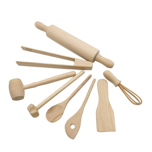NAMOARLY 1Satz Teiliges Holzkinderspielzeug Küchenutensilien Für Rollenspiele Zubehör Für Kinderküche Und Spielhaus Fördert Kreatives Und Fantasie NAMOARLY 1Satz Teiliges Holzkinderspielzeug Küchenutensilien Für Rollenspiele Zubehör Für Kinderküche Und Spielhaus Fördert Kreatives Und Fantasie von NAMOARLY