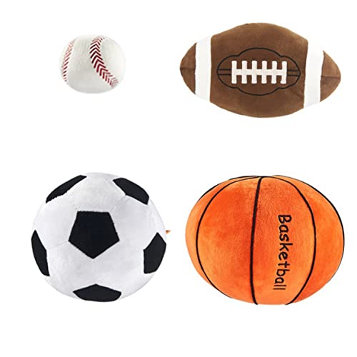 NAMOARLY Spielzeug 1Stk Spielzeuge Plüsch-Rugby Sport Plüschball Sportballspielzeug Baseball Fußball Plüschkugel Kind von NAMOARLY