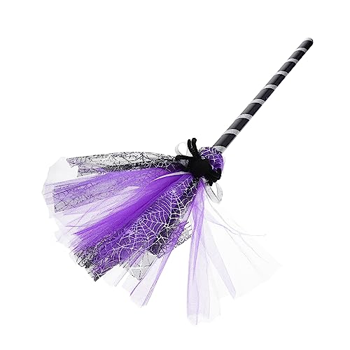 NAMOARLY 1Stück Halloween Hexenbesen Deko Exquisites Besom Prop Für Kostümzubehör Für Hexen Rollenspiele Und Partys Festliche NAMOARLY 1Stück Halloween Hexenbesen Deko Exquisites Besom Prop Für Kostümzubehör Für Hexen Rollenspiele Und Partys Festliche von NAMOARLY