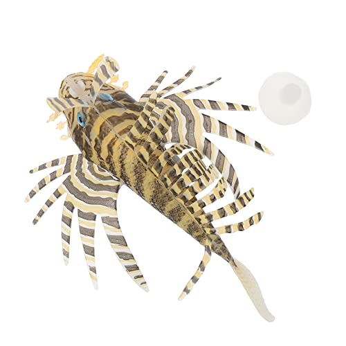 NAMOARLY Aquarium Silikon Fisch 1Stück Realistisches Ornament für Fischtank Sichere Dekoration für Aquarien Lebensechtes Kunstfisch Zubehör für in Teichen von NAMOARLY