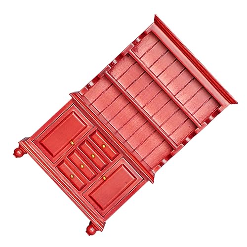 NAMOARLY Spielzeug-bücherregal Mini-vertikalschrank Dekorative Mini-möbel Für Spielzeughäuser von NAMOARLY