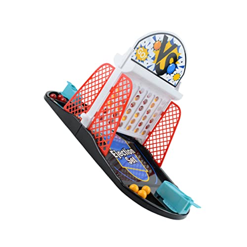 NAMOARLY 1Stück Spieler Desktop Pinball Basketballspielautomat Für Spaßiges Finger Basketballspielzeug Mit Spieloptionen Für Indoor Action Und Wettkämpfe von NAMOARLY