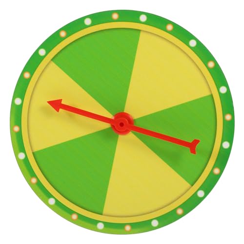 NAMOARLY 1stk Farbkreis Überwachen Computerständer Spinnrad Spielzeugspiel Lametta Rad Glücksspiel Mini- Spiel Gewinnrad Klein Tür Künstlich Green PVC von NAMOARLY