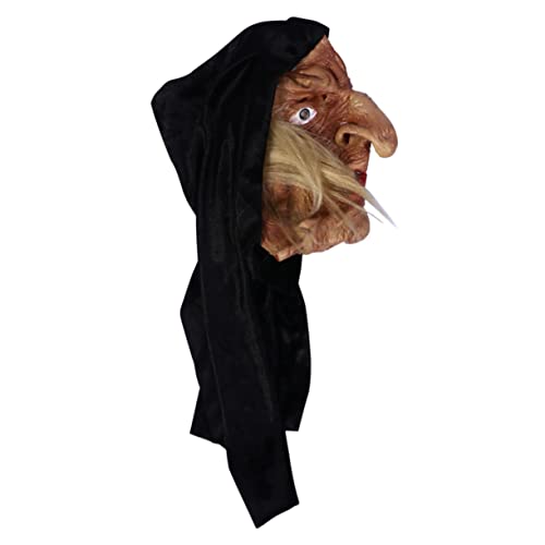 NAMOARLY 1Stk Horror Hexenmaske Nonne Maske gruselige Hexenmaske Abschlussball-Tiara Kleider Halloween-Cosplay-Maske Halloween-Requisiten Erwachsener Kleidung die Hexe von NAMOARLY