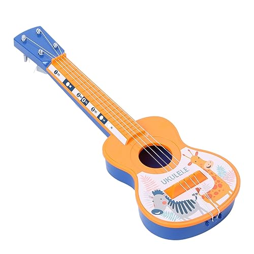 NAMOARLY 1Stk Ukulele-Spielzeuggitarre für Kinder musikalische Reime Spielzeug Kinderspielzeuggitarre Spielzeuge Gitarren Cartoon Tiermuster Ukulele Kinder-Ukulele groß von NAMOARLY
