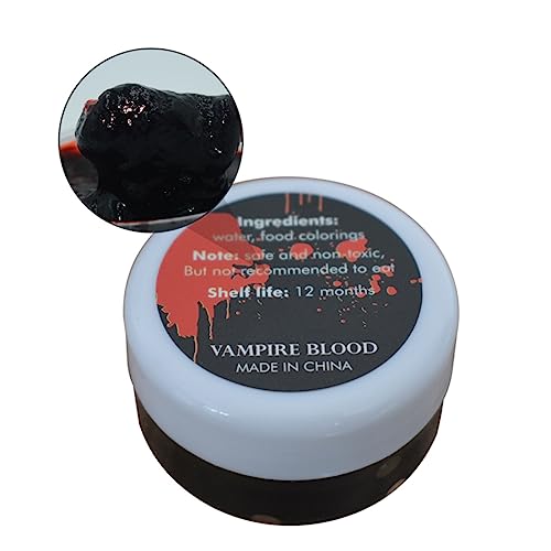 NAMOARLY 2 Kästchen Halloween-Plasmapaste Make-up aus Blutgel Blut Make-up Spielzeuge künstliches Blut Blutgel für Halloween bilden Requisiten gefälschtes Plasma Wasser von NAMOARLY