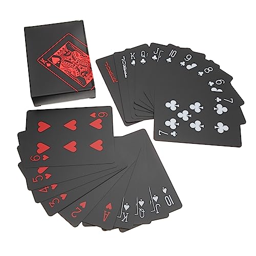 NAMOARLY 2 Kisten Pokertisch Spielkarte Spiele Kartenspiel plastikkarten familienspiel Unterhaltungsspiel Board Games brettspielr Pokerspielzeug Tischspiel für den Haushalt tragbare Karten von NAMOARLY
