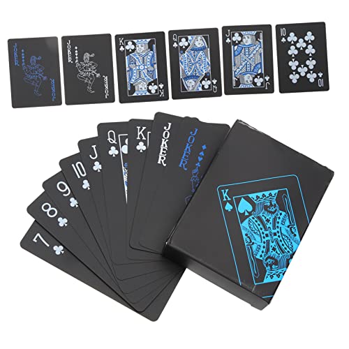 NAMOARLY 2 Boxen Robust Poker Spiel Karten Kunststoff Poker Tisch Spiel Für von NAMOARLY