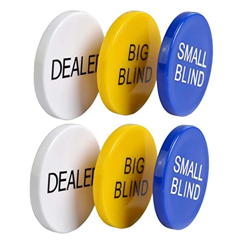 NAMOARLY Poker Chips Button 2 Sets Bingo Chips Poker Tokens Set Für Spiel von NAMOARLY