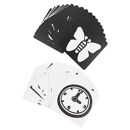 NAMOARLY 2 Sätze Schwarz-Weiß-Trainingskarte Hoher Kontrast Kleinkind Babykarten hoch spielzeughandys für Babys babyspielzeug Puzzle-Karten visuelle Karteikarten Dickes beschichtetes Papier NAMOARLY 2 Sätze Schwarz-Weiß-Trainingskarte Hoher Kontrast Kleinkind Babykarten hoch spielzeughandys für Babys babyspielzeug Puzzle-Karten visuelle Karteikarten Dickes beschichtetes Papier von NAMOARLY