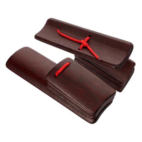 NAMOARLY 2 Stück Bambus-Allegro Musikalische Kastagnetten Musikinstrument Für Mädchen -kastagnetten Musikinstrument Für Handklöppel Hand-Finger-kastagnetten Holzklöppel Brown NAMOARLY 2 Stück Bambus-Allegro Musikalische Kastagnetten Musikinstrument Für Mädchen -kastagnetten Musikinstrument Für Handklöppel Hand-Finger-kastagnetten Holzklöppel Brown von NAMOARLY