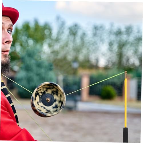 NAMOARLY 2 Stück Diabolo Ersatzstäbe Gelbe Griffe rutschfest Robuste Jonglierstäbe mit Design für Fortgeschrittene und Fitness Training NAMOARLY 2 Stück Diabolo Ersatzstäbe Gelbe Griffe rutschfest Robuste Jonglierstäbe mit Design für Fortgeschrittene und Fitness Training von NAMOARLY