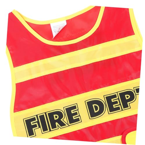 NAMOARLY 2 Stück Feuerwehrweste Weiche Stoffweste für Kleinkinder Vielseitig Einsetzbar für Fasching Cosplay Rollenspiele und Partys Bequem Leicht Anzuziehen für Jungen und Mädchen NAMOARLY 2 Stück Feuerwehrweste Weiche Stoffweste für Kleinkinder Vielseitig Einsetzbar für Fasching Cosplay Rollenspiele und Partys Bequem Leicht Anzuziehen für Jungen und Mädchen von NAMOARLY