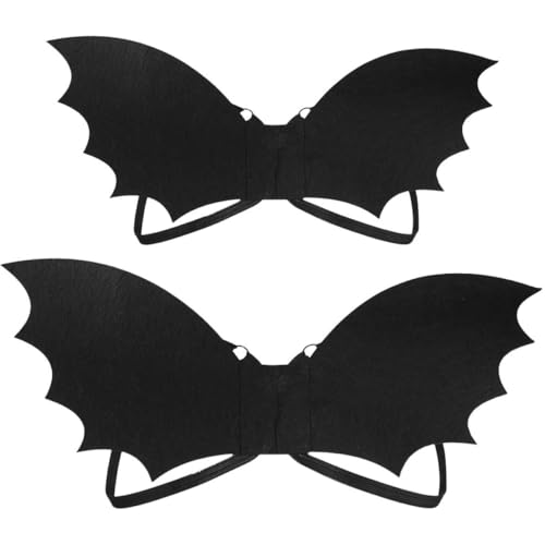 NAMOARLY 2 Stück Fledermausflügel -Fledermaus-Cosplay Katze Fledermaus Flügel Kostüm Tierkostümzubehör Cosplay-Requisiten Für Halloween-kostüm Für Eva Black von NAMOARLY
