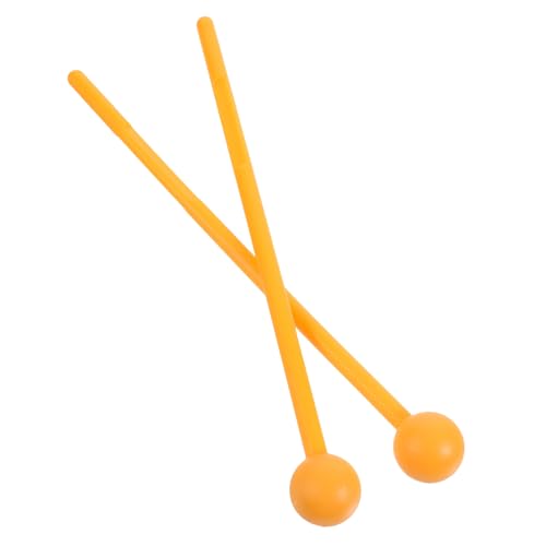 NAMOARLY Set Mit 2 Klopfstöcken Handpercussion-schlägel Zungentrommel-schlägel Glockenschlägel Für Jedes Alter von NAMOARLY