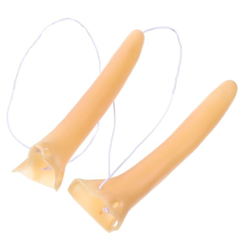 NAMOARLY 2 Stück Halloween Cosplay Nase Lange Nase Cosplay Lange Nase Bühnenauftritt Requisiten von NAMOARLY