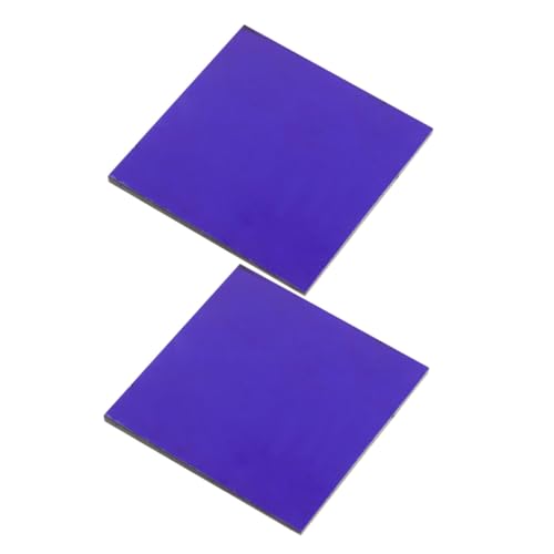 NAMOARLY 2 Stück Kobaltglas Hitzebeständiges Chemie glasplatten für Flammenfärbereaktion Schul Labor Experiment Zubehör mit Sicherer Glatter Kante Kompatibel NAMOARLY 2 Stück Kobaltglas Hitzebeständiges Chemie glasplatten für Flammenfärbereaktion Schul Labor Experiment Zubehör mit Sicherer Glatter Kante Kompatibel von NAMOARLY