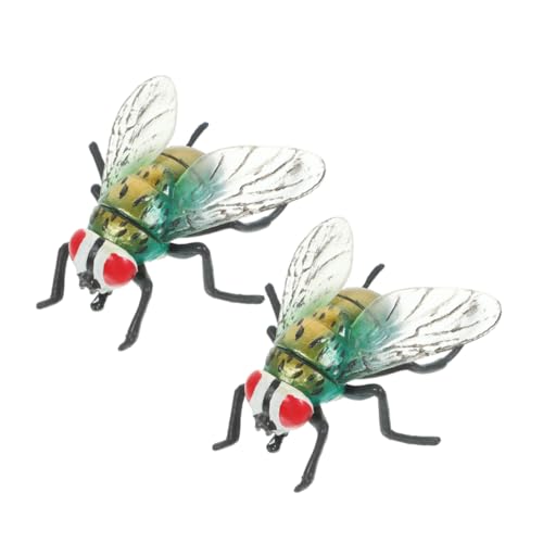 NAMOARLY 2 Stück Plastikinsekten Fliegen Realistische Kunststoff Fliegen für Halloween Partys und Lehrmaterialien Hochwertige Simulation Langlebig und Unheimlich NAMOARLY 2 Stück Plastikinsekten Fliegen Realistische Kunststoff Fliegen für Halloween Partys und Lehrmaterialien Hochwertige Simulation Langlebig und Unheimlich von NAMOARLY