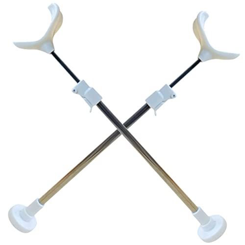 NAMOARLY 2 Stück Puppenständer Figure Stand doll Accessories Puppenhalter-Organizer Verstellbarer Figurenständer Displayhalter für Actionfiguren Stützständer für Puppen Legierung Weiß von NAMOARLY