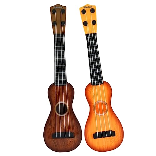 NAMOARLY 2 Stück Simulations-Ukulele Mini Kind Musical Ukulelen Für Die Frühe Bildung Ukulele-Modelle Simulation Von Ukulelen Plastik von NAMOARLY