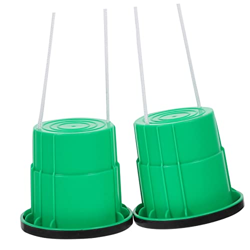 NAMOARLY 2 Stück Stelzenspielzeug für Gleichgewichtstrainingsspielzeug balancierende spielzeuge für Stelzenspielzeugkind Outdoor-Stelzen für Green von NAMOARLY
