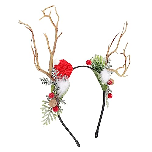 NAMOARLY 2 Stück Teiliges Weihnachts Rentier Geweih Stirnband Haarreif Festlicher Haarschmuck für Erwachsene und Universalgröße Komfortabel und Charmant für Party und Alltag NAMOARLY 2 Stück Teiliges Weihnachts Rentier Geweih Stirnband Haarreif Festlicher Haarschmuck für Erwachsene und Universalgröße Komfortabel und Charmant für Party und Alltag von NAMOARLY