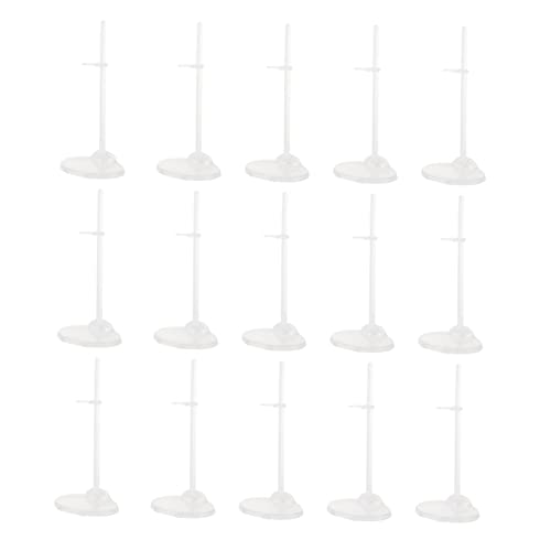 NAMOARLY 20 Stück Doll Display Ständer Verstellbare Puppenhalter aus Hochwertigem für Sicheres und Stabiles Präsentieren von Puppen und Tischen für Figuren und Modelle von NAMOARLY