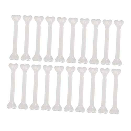 NAMOARLY 20 Stück Halloween-Requisiten Skelett- Halloween- Kleiner Künstlicher Knochen Jumbo-Knochen-stütze Falsche Knochen Gefälschter Knochen Für Halloween Körper Weiß Plastik von NAMOARLY