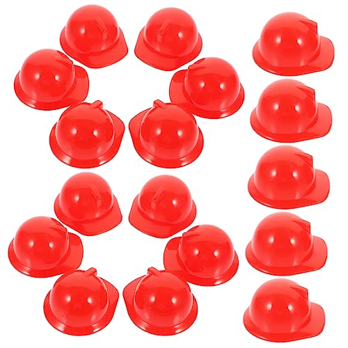 NAMOARLY 20 Stück Haustierhut Hundeschutzhelm Stoßfeste Hüte Spielzeughut Ausgestopfter Hamster Gepolsterter Hut Kopfbedeckung Haustierspielzeug Mini Sicherheitshut von NAMOARLY
