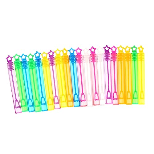 NAMOARLY 20 Stück Leere Flasche Hausgemachte Blasen Zauberstab Party Bausatz Tragbar Seifenblasenset Seifenblasenflaschen Leere Blasenlösungsflaschen Blasenblase Flasche Plastik von NAMOARLY