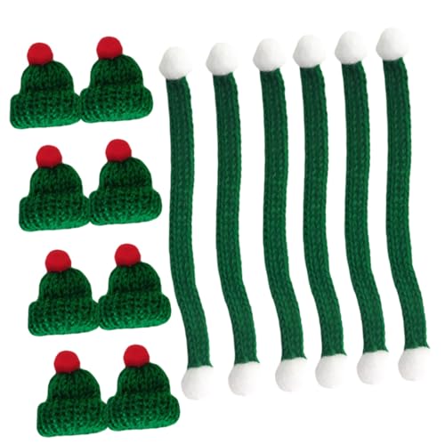 NAMOARLY 20 Stück Weihnachts hüte Mini-Weihnachtsmütze Miniatur Mannequin-Kind Mini-Schal Halstuch Weihnachten Babydoll Weihnachten Mini-Weihnachts-Strickmütze Weihnachtsbedarf Strickgarn NAMOARLY 20 Stück Weihnachts hüte Mini-Weihnachtsmütze Miniatur Mannequin-Kind Mini-Schal Halstuch Weihnachten Babydoll Weihnachten Mini-Weihnachts-Strickmütze Weihnachtsbedarf Strickgarn von NAMOARLY