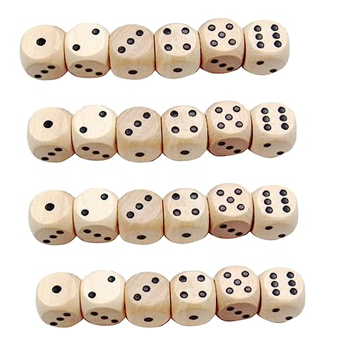 NAMOARLY 20 Stück Würfel Flash- Leeres Brettspiel Party Gefälligkeiten Bambus NAMOARLY 20 Stück Würfel Flash- Leeres Brettspiel Party Gefälligkeiten Bambus von NAMOARLY